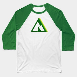 Mountain Green Icon Baseball T-Shirt